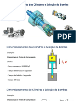 Dimensionamento de Cilindro Hidráulico e Seleção de Bomba