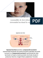 Anomalii de Dezv Ap Lacrimal Copii