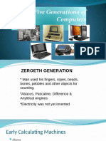 The Five Generations of Computers The Five Generations of Computers