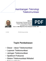 Sessi 4 - Perkembangan Teknologi Telekomunikasi