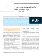 Current Examination Methods of The Canine Eye: J. Beránek, P.J. Vít
