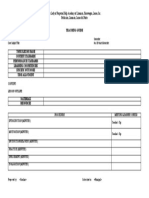 Teaching Guide Blank Form