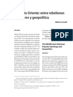 Conde Gilberto El Medio Oriente Entre Rebeliones Populares y Geopolítica