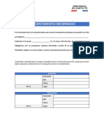 Anexo Con Consentimiento Informado y Declaración Jurada - Protocolo Oficial de Atención en Psicología Ministerio de Salud Santa Fe PDF
