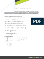 Taller Expresiones Algebraicas PDF