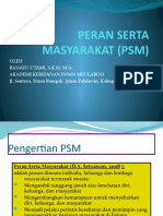 P5 Peran Serta Masyarakat (PSM)