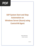 SAP System Start and Stop Procedures | PDF | Databases | Information ...