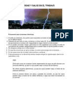 Prevención Ante Tormenta Eléctrica