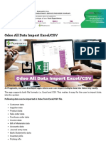 Odoo All Data Import Excel - CSV - Pragtech Blogger