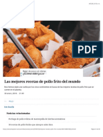 Las Mejores Recetas de Pollo Frito Del Mundo PDF