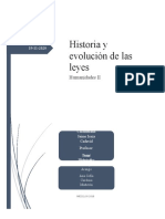 Evolución de las leyes a través de la historia