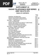 Supplement 42 Radar Telephonics RDR Series and Tas Kta 970