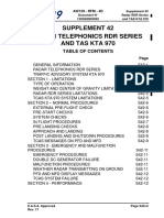 Supplement 42 Radar Telephonics RDR Series and Tas Kta 970