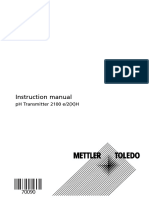 Instruction Manual: PH Transmitter 2100 E/2 (X) H
