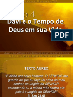 Lição 4 - Davi e o Tempo de Deus em Sua Vida