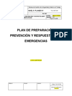 PLA-SST-001 Plan de Preparación, Prevención y Respuesta Ante Emergencias