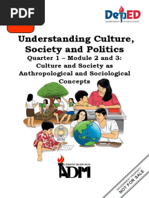 Understanding Culture, Society and Politics