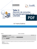 Taller de Atencion de Consulta Farmacoterapeútica PDF