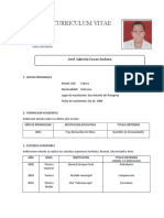 Curriculum Vitae Profesores