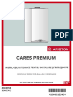 Ariston Cares Premium_instrucţiuni Tehnice Pentru Instalare Şi Întreţinere