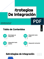 Estrategias de Integración Martinez G, Pinzon K