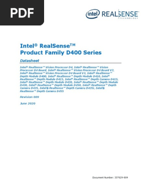 intel d435 datasheet