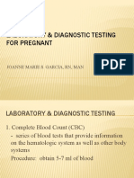 Maternal Lab DX Tests