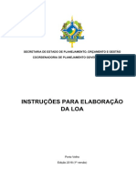 Guia para elaboração da LOA Rondônia 2018