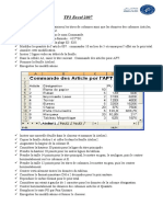 TP1 Excel 2007