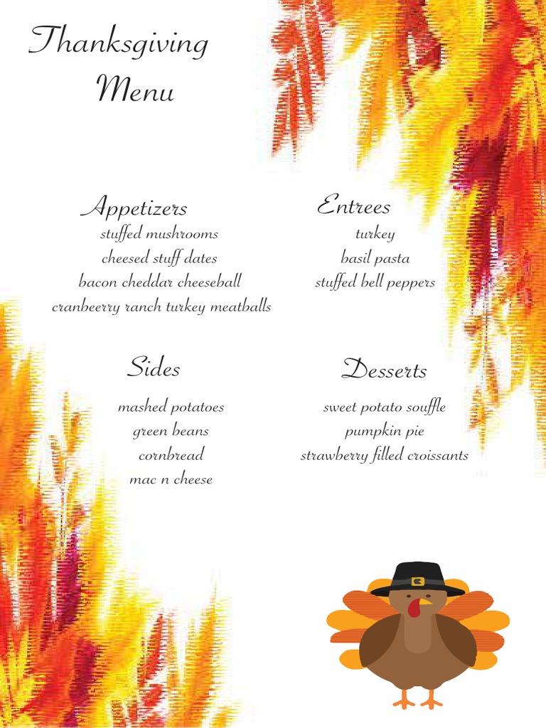 Thanksgiving meals for military