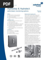 Hydrastep & Hydratect: Water/steam Monitoring Systems