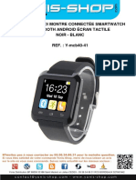 Mode d'emploi Montre connectée smartwatch Bluetooth Android écran tactile.pdf