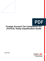 Foreign Account Tax Compliance Act (FATCA) : Entity Classification Guide