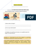 Ficha de Aplicación en El Tiempo para Conocer Mas Sobre El Peru