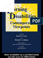 CRATTY Learning Disabilities - Contemporary Viewpoints 1996
