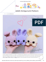 Cute Cube Bunny Amigurumi Pattern