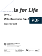 SFL l2 Writing Report 2005 PDF