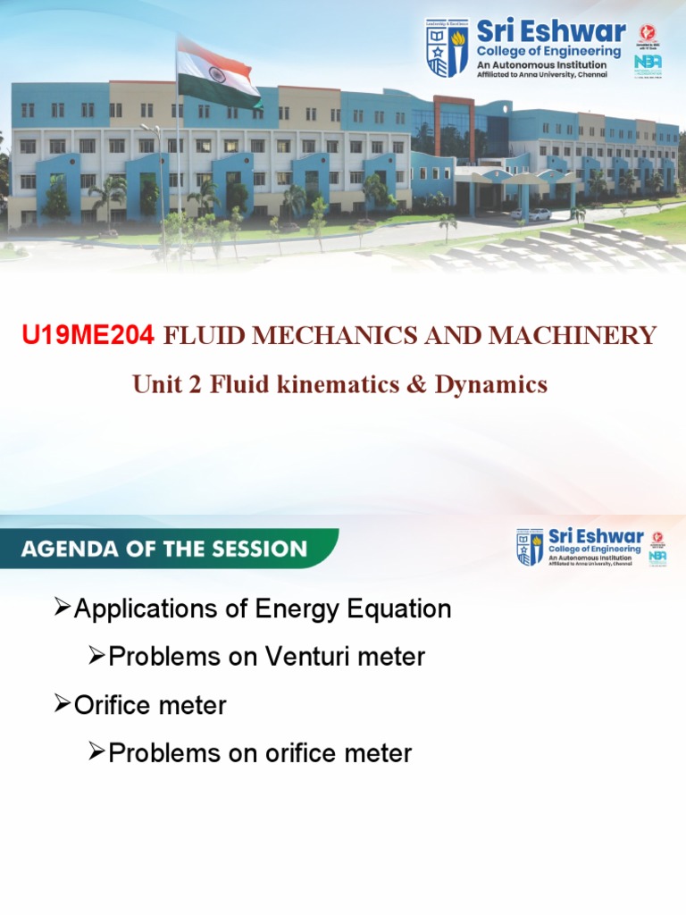 Fluid Kinematics & Orifice Meter Analysis | PDF | Technology & Engineering
