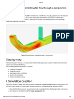 Overview:: Tutorial 2: Incompressible Water Ow Through A Pipe Junction