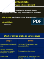Ginkgo Biloba-Interaksi Obat