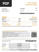 Paiement Facture Tunisie Telecom | PDF