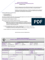 Gcu Student Teaching Evaluation of Performance Step Standard 1 Part II - Signed