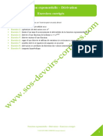 Fonction Exponentielle Derivation Derivabilite Derivee PDF