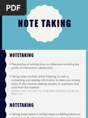 Note Taking