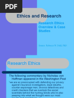 Ethics and Research