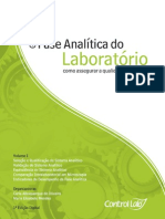 Fase analítica do laboratório
