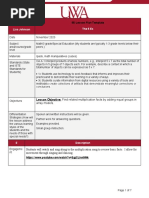 5E Lesson Plan Template: Teacher Lisa Johnson The 5 Es