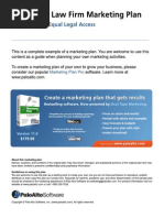 Download Non-profit law firm marketing plan by Palo Alto Software SN4869662 doc pdf