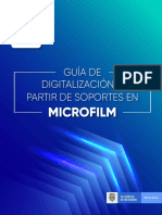 Digitalización Apartir de La Microfilmación PDF