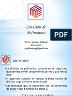 Division de Polinomios